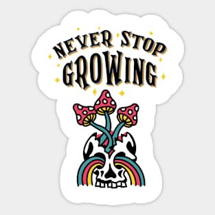 Grow and glow Sticker